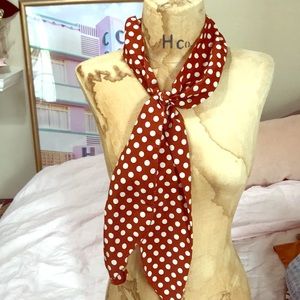Modcloth Soft Retro Style Polka Dot Scarf/Wrap